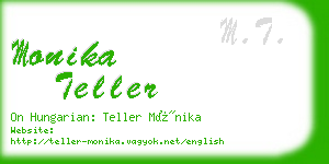 monika teller business card